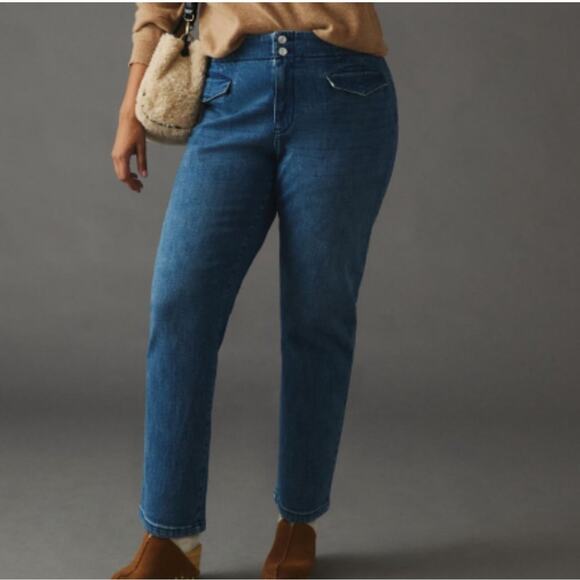 Anthropologie Denim - ANTHROPOLOGIE MAEVE Women’s Bombshell Slim Straight Cropped Jean 16W